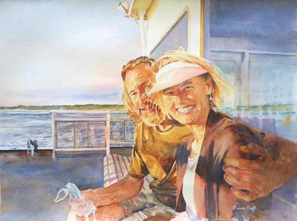 Clayton & Martha- Steilacoom, WA - Sunset Ferry